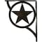Ekena Millwork Austin Wrought Iron Bracket, (Single center brace), Antiqued Warm Silver 1 1/2"W x 7 1/2"D x 10"H BKTM01X07X10SAUAWS - alternate 7
